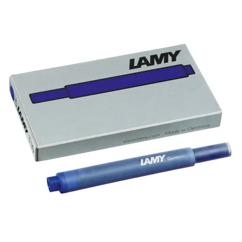 Naboje atramentowe Lamy T10, 5 szt. - Zmywalny niebieski