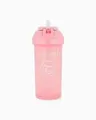 Twistshake Butelka ze Słomką 360ml Pastelowa Różowa