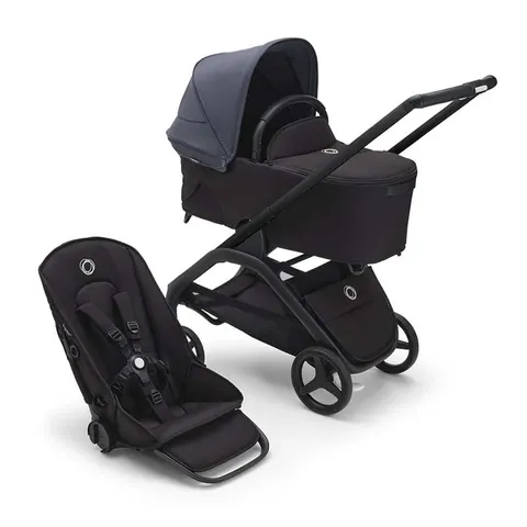 Wózek 2w1 Bugaboo Dragonfly - Rama Black/Midnight Black