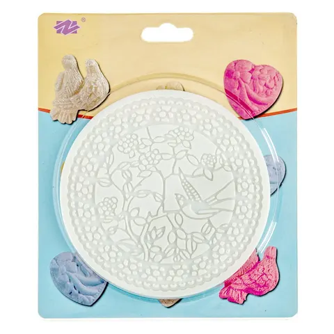 Foremka silikonowa 12,5 cm - mandala z jaskółką