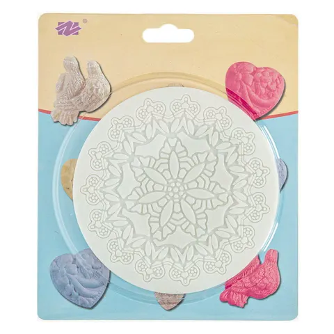 Foremka silikonowa 12,5 cm - mandala koronkowa