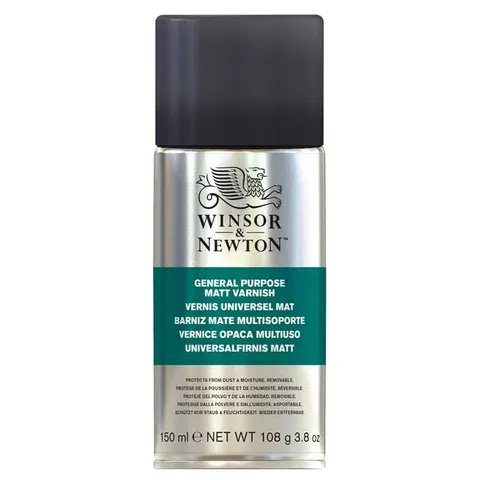 Werniks matowy uniwersalny General Purpose Matt Winsor & Newton - 150 ml spray