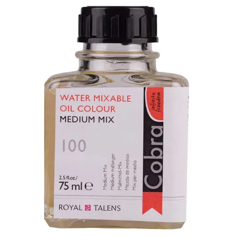 Medium do farb olejnych tradycyjnych i wodorozcieńczalnych Cobra 100 Medium Mix - 75 ml