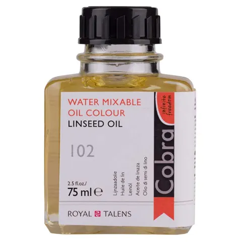 Wodorozcieńczalny olej lniany Cobra 102 Linseed Oil - 75 ml