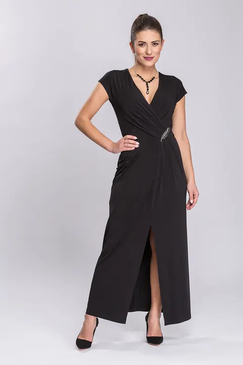 Suknia maxi czarna Colette