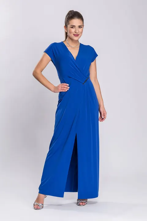 Suknia maxi szafirowa Colette