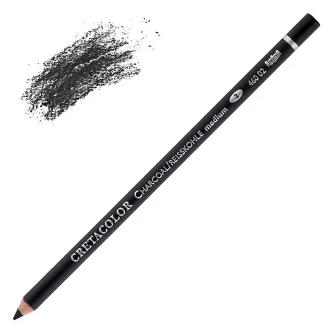 Węgiel w drewnie Cretacolor 46002 - średni