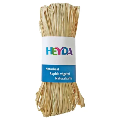 Rafia dekoracyjna Heyda 50 g - naturalna