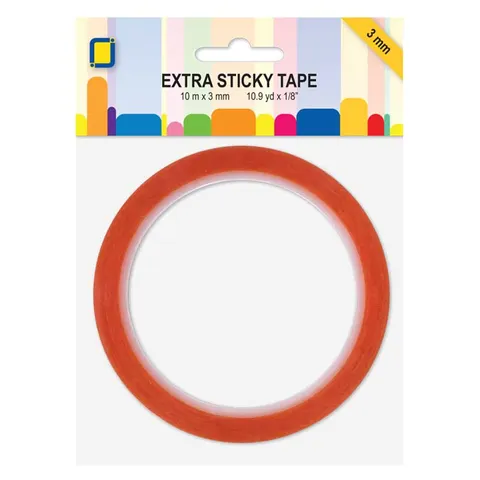 Taśma dwustronna przezroczysta JEJE Extra Sticky 3 mm 10 mb