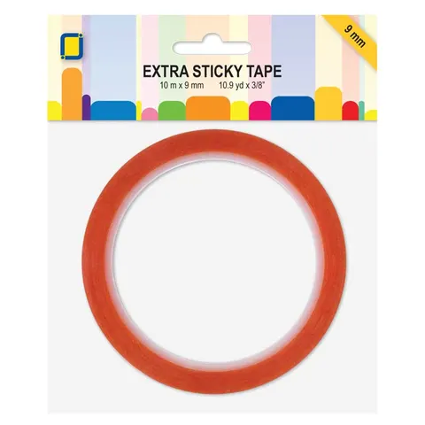 Taśma dwustronna przezroczysta JEJE Extra Sticky 9 mm 10 mb