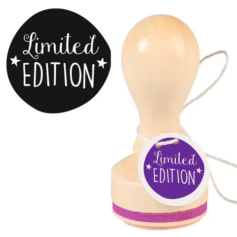 Stempel drewniany okrągły Heyda 32 mm - Limited edition
