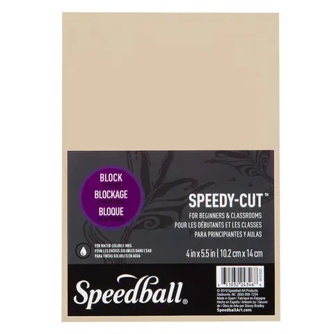 Linoleum miękkie kremowe Speedy-Cut Speedball 10,2 x 14 cm