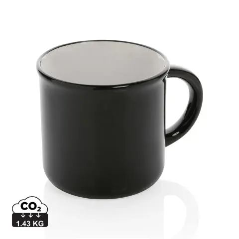 Kubek ceramiczny 280 ml z nadrukiem, z logo