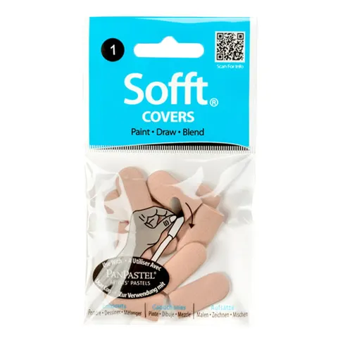 Aplikatory Sofft covers PanPastel 10 szt. nr 1 okrągły