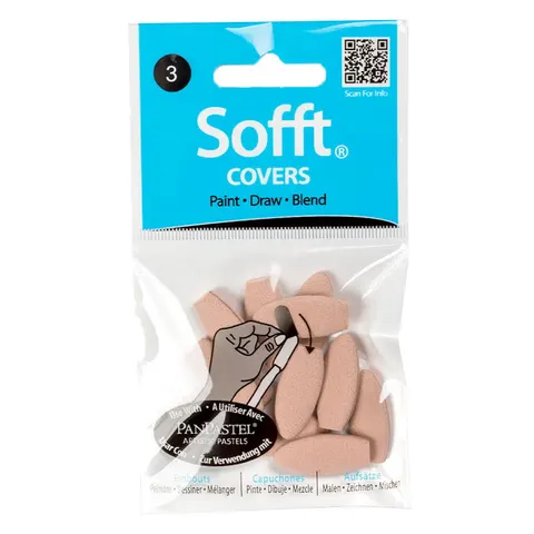 Aplikatory Sofft Covers PanPastel 10 szt. nr 3 owalny