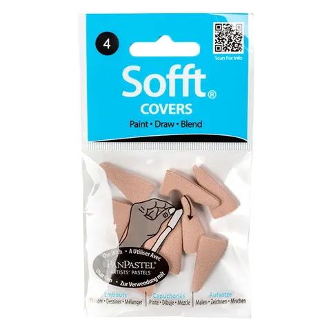 Aplikatory Sofft Covers PanPastel 10 szt. nr 4 ostry