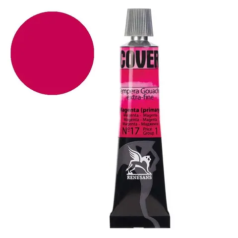 Tempera gwasz Renesans Cover 20 ml gr. 1 - 17 Magenta