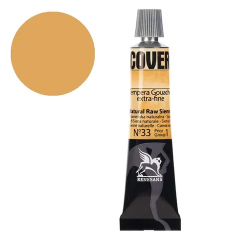 Farba tempera RENESANS Cover 20 ml (33 - ziemia sieneńska naturalna)