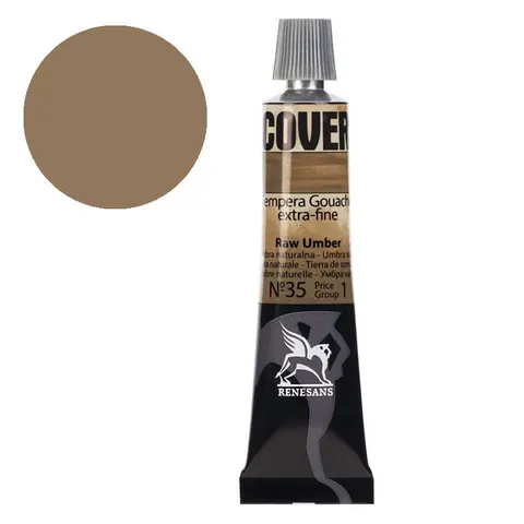 Tempera gwasz Renesans Cover 20 ml gr. 1 - 35 Umbra naturalna