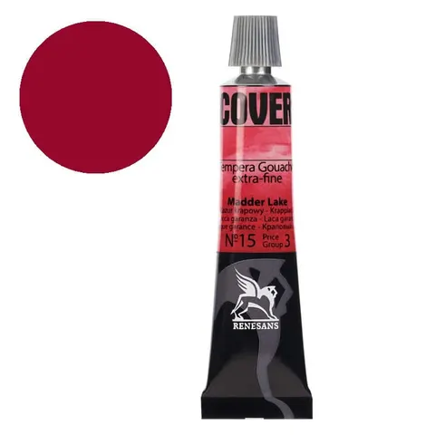 Tempera gwasz Renesans Cover 20 ml gr. 3 - 15 Lazur krapowy