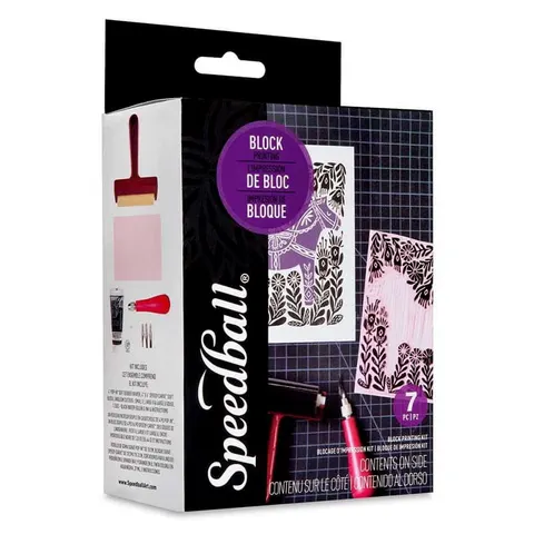 Zestaw do linoryt Block Printing Starter Kit Speedball