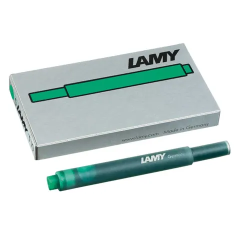 Naboje atramentowe Lamy T10, 5 szt. - Zielony