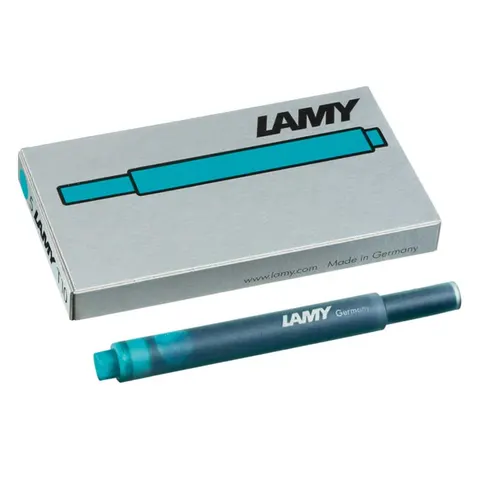Naboje atramentowe Lamy T10, 5 szt. - Turkusowy