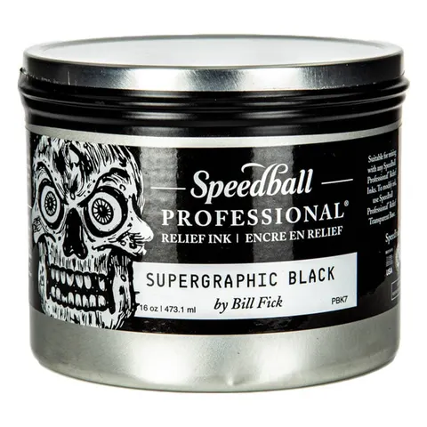 Tusz graficzny Speedball professional relief ink 473 ml - Supergraphic black
