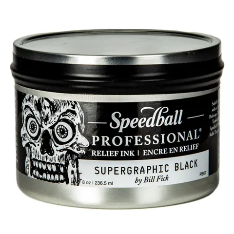 Tusz graficzny Speedball professional relief ink 237 ml - Supergraphic black