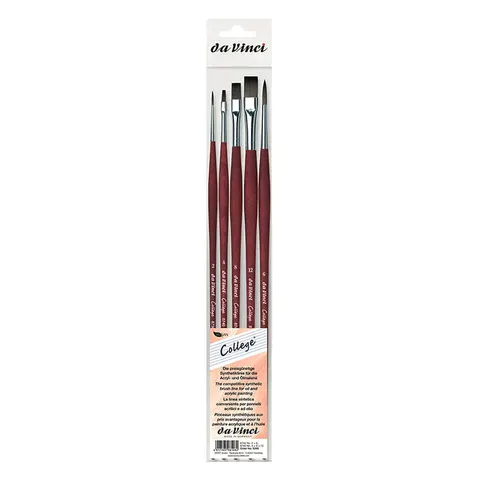 Pędzle syntetyczne da Vinci zestaw 5269 College Set - 5 szt.