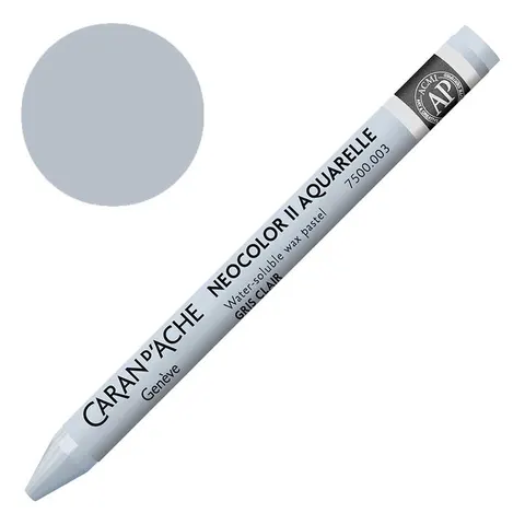 Kredka pastel Neocolor II Aquarelle Caran d'ache - 003 Light grey