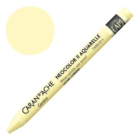 Kredka pastel Neocolor II Aquarelle Caran d'ache - 011 Pale Yellow