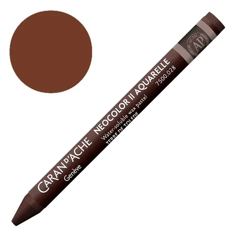 Kredka pastel Neocolor II Aquarelle Caran d'ache - 028 Toledo Brown