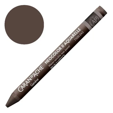 Kredka pastel Neocolor II Aquarelle Caran d'ache - 045 Vandycke Brown