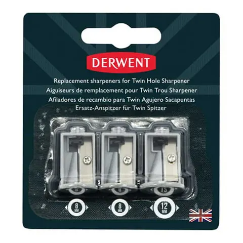Ostrza do temperówki elektrycznej Derwent 3 szt.