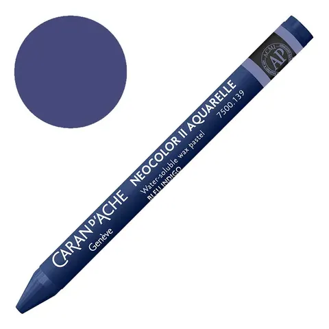 Kredka pastel Neocolor II Aquarelle Caran d'ache - 139 Indigo Blue