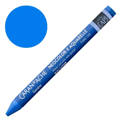 Kredka pastel Neocolor II Aquarelle Caran d'ache - 150 Sapphire Blue