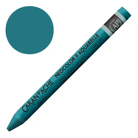 Kredka pastel Neocolor II Aquarelle Caran d'ache - 180 Malachite Green