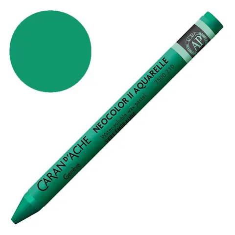 Kredka pastel Neocolor II Aquarelle Caran d'ache - 210 Emerald green