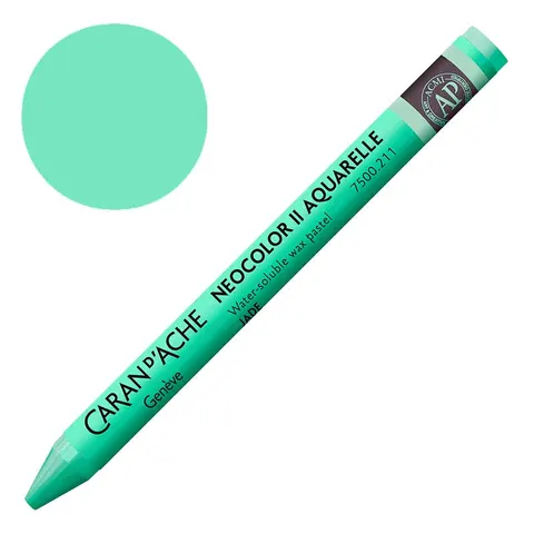 Kredka pastel Neocolor II Aquarelle Caran d'ache - 211 Jade green
