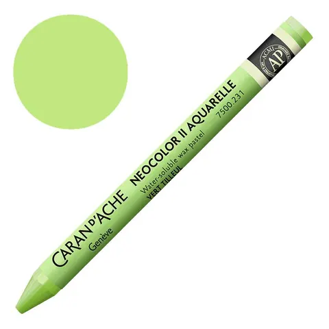 Kredka pastel Neocolor II Aquarelle Caran d'ache - 231 Lime green