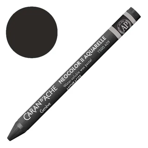 Kredka pastel Neocolor II Aquarelle Caran d'ache - 409 Charcoal Grey