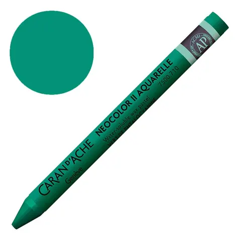 Kredka pastel Neocolor II Aquarelle Caran d'ache - 710 Phthalocyanin Green