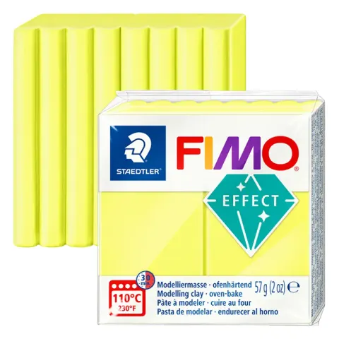 Modelina Fimo Effect Neon Staedtler 57 g - 101 Żółty