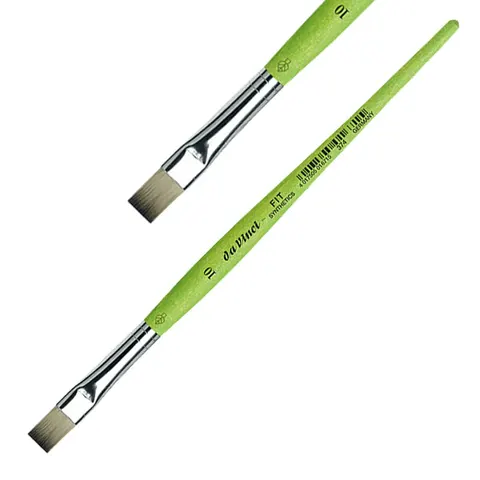 Pędzel syntetyczny da Vinci Fit Synthetics seria 374 - 10 - płaski