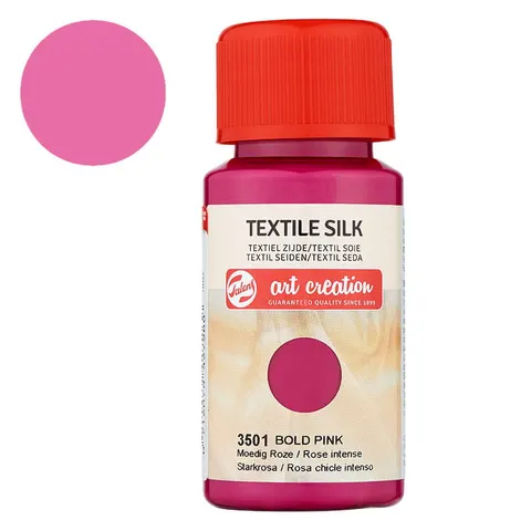 Farba do tkanin i jedwabiu Textile Silk Art Creation 50 ml - 3501 Bold pink