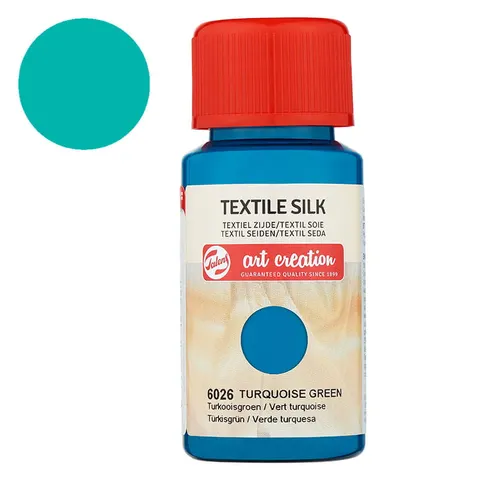 Farba do tkanin i jedwabiu Textile Silk Art Creation 50 ml - 6026 Turquoise green