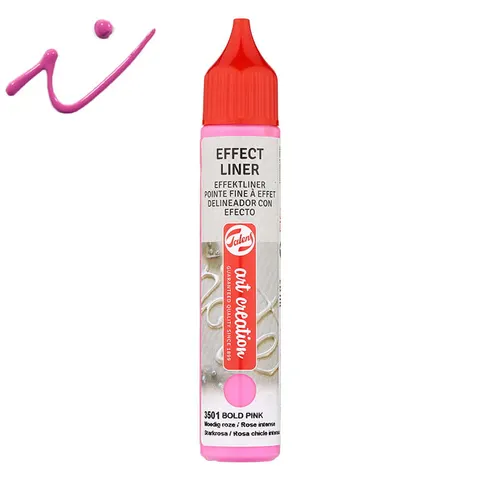 Farba strukturalna relief Effect Liner Art Creation - 3501 Bold pink