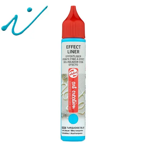 Farba strukturalna relief Effect Liner Art Creation - 5024 Turquoise blue