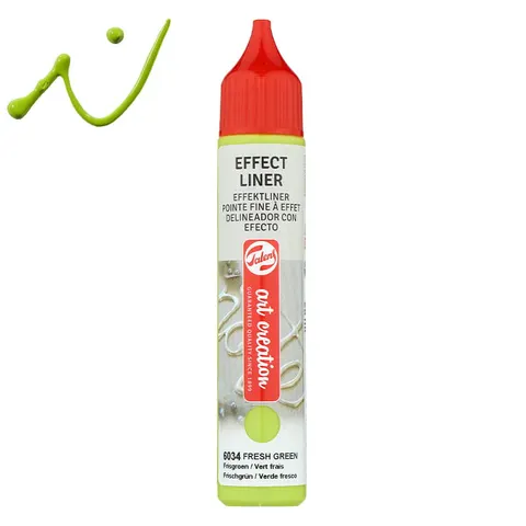 Farba strukturalna relief Effect Liner Art Creation - 6034 Fresh green